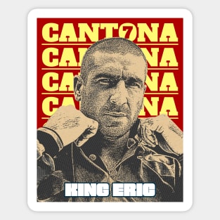 ERIC "THE KING" CANTONA Sticker